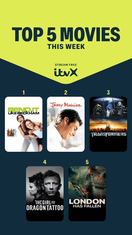 ITVX — top 5 films — 9:16