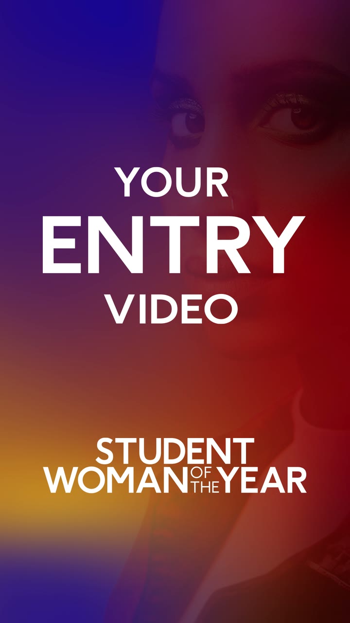 Student Woman of the Year — hatırlatma